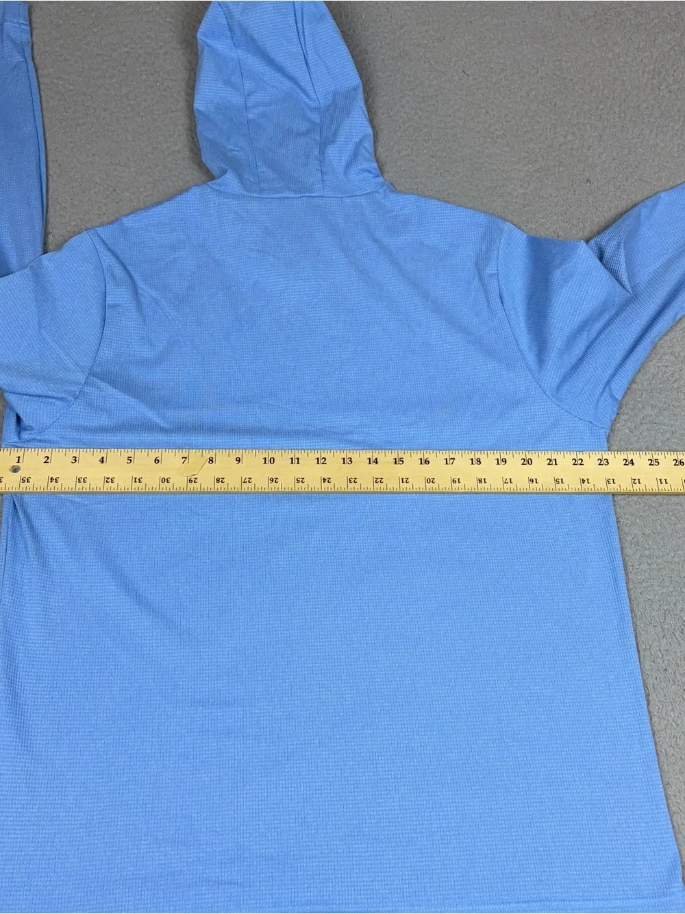 Adidas Performance Hoodie Men L Sky Blue Lightweight Hooded Pullover PGA Georgia